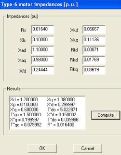 Synchronous Motor Electrical Parameters