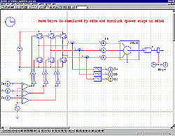 PMSM drive system with the power circuit implemented in PSIM